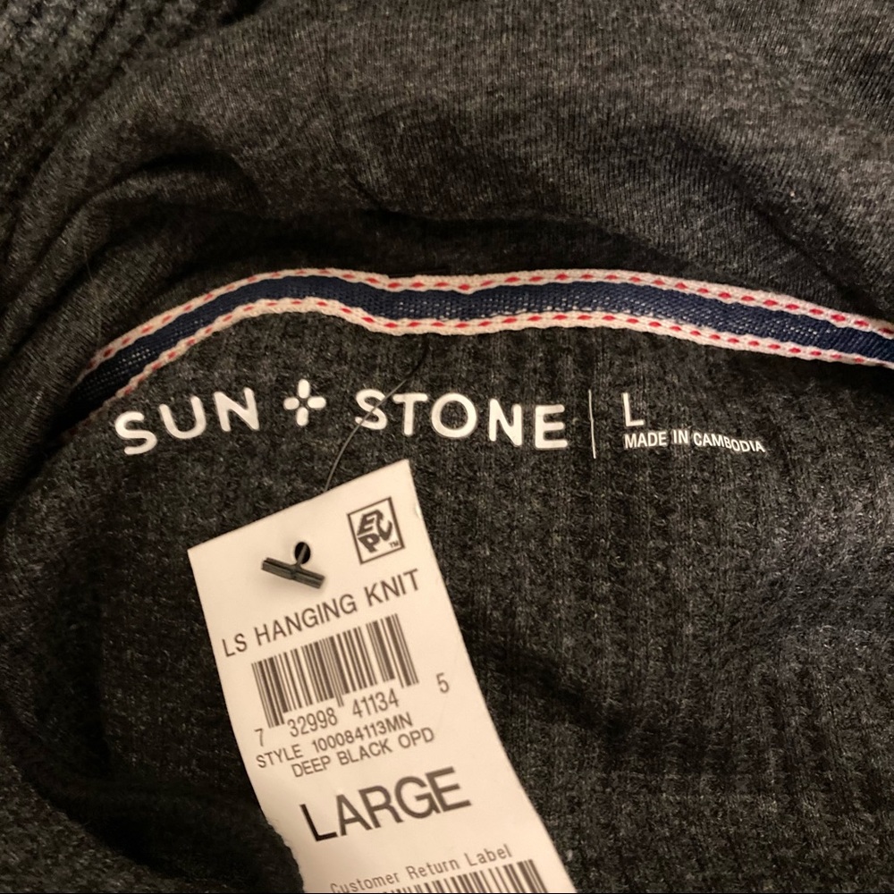 Sun + Stone Men’s Thermal Solid Hoodie - Picture 8 of 9